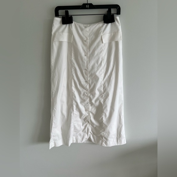 Reformation White Button-Up Dress - Picture 3 of 3